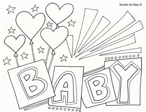 Newborn Baby Coloring Pages at GetColorings.com | Free printable ...