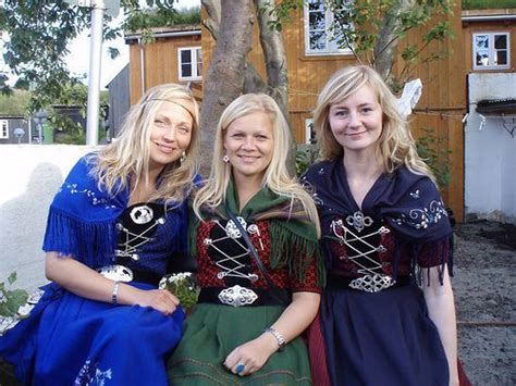 Faroese women | National clothes, Nordic women, Traditional outfits