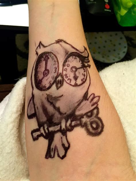 steampunk owl tattoo by blackava on DeviantArt