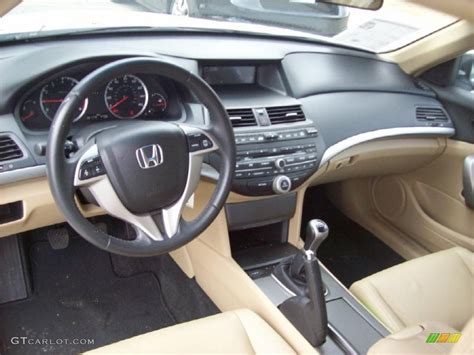 Ivory Interior 2008 Honda Accord EX-L V6 Coupe Photo #38988941 ...