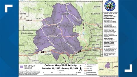 Map shows where Colorado wolves have gone since reintroduction | 9news.com