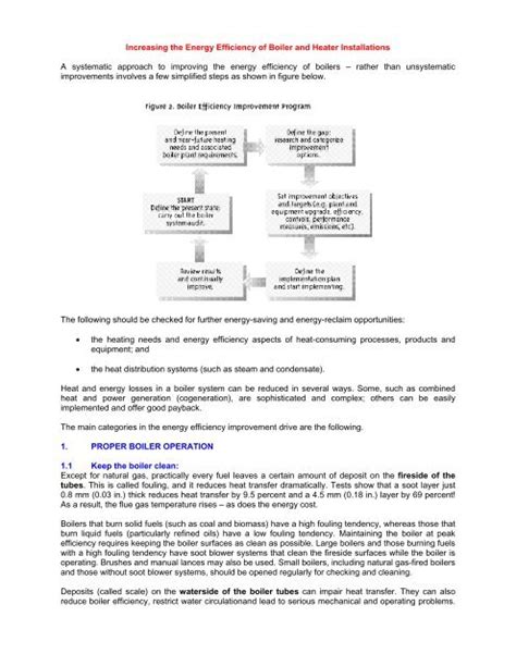 Increasing the Energy Efficiency of Boiler and Heater Installations