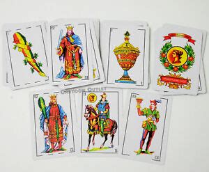 MEXICAN SPANISH PLAYING CARDS GAME BINGO TAROT BARAJA CARD GAME KING ...