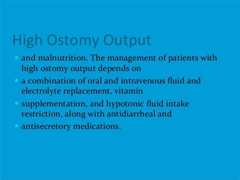 Colostomy complications