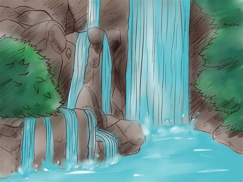 Step Easy Simple Waterfall Drawing - Something, to create a drawing you ...