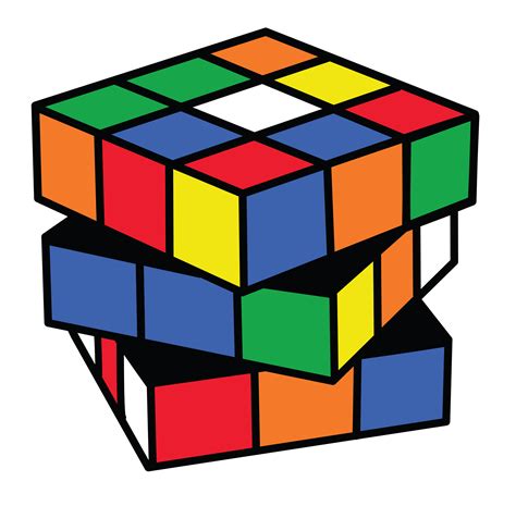 Rubiks Cube Puzzle Clipart - Free Clip Art