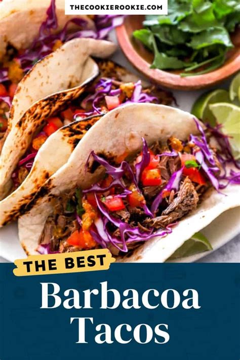 Barbacoa Tacos Recipe - The Cookie Rookie®