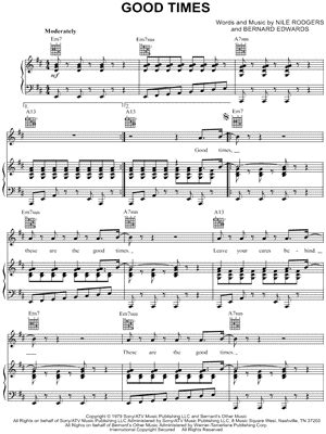 "Good Times" Sheet Music - 6 Arrangements Available Instantly - Musicnotes