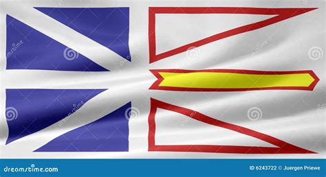 Newfoundland And Labrador Flag Stock Photography - Image: 6243722