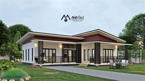 Contemporary Ranch House Plan with Dazzling Outdoor Space - Pinoy House ...