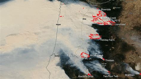 Oregon Satellite Map