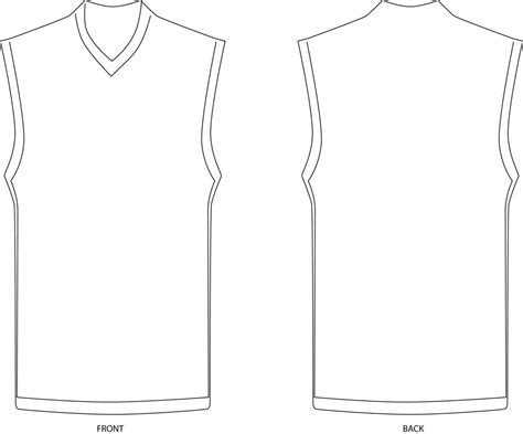 Blank Basketball Uniform Template – Steps.kontenterkini.com