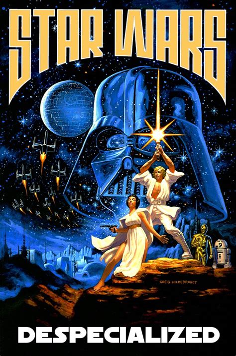 Star Wars New Hope Despecialized Cover | Star wars painting, Star wars ...