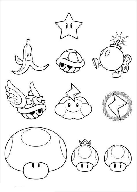 Mario Characters Printable Pages