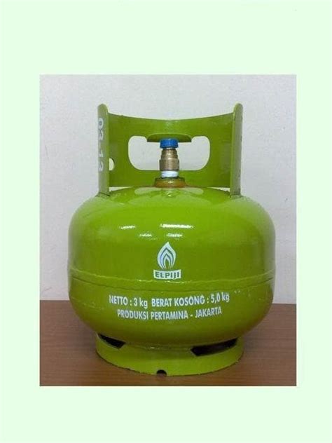 Jual Tabung Gas LPG Isi 3 Kg Baru Elpiji Termasuk Isi Gas Tabung Baru ...