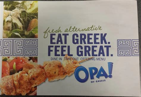 OPA! Souvlaki of Greece Menu, Menu for OPA! Souvlaki of Greece, Red ...