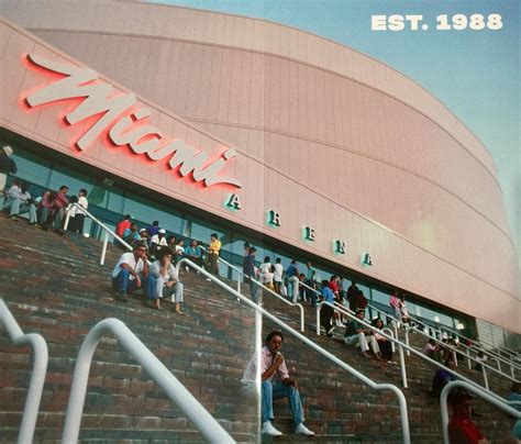 This is where the Miami Heat used to play: Miami Arena. This was in the ...