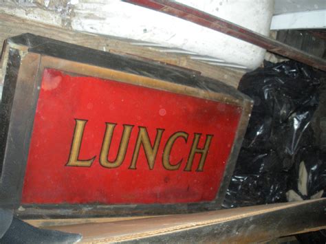 Antique Lunch Sign | InstAppraisal