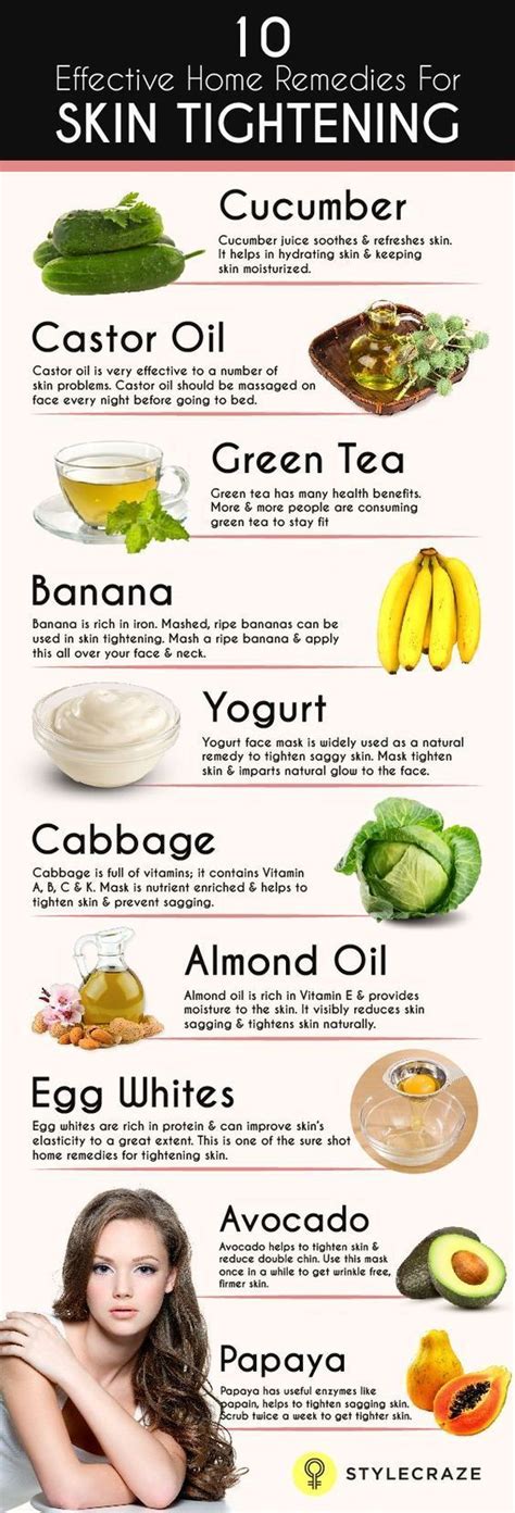 10 home remedies for skin tightening Home Remedies For Skin, Natural ...