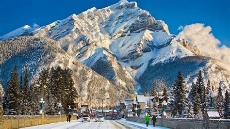 Winter in the Town of Banff - backiee