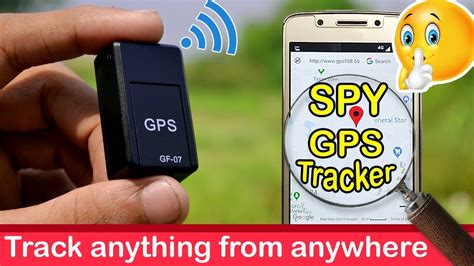 Spy GPS tracker GF-07 unboxing review - YouTube