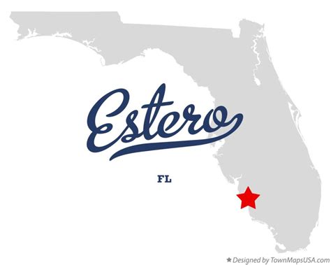 Map of Estero, FL, Florida