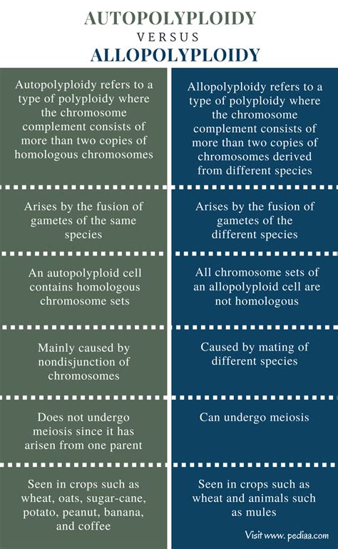 Difference Between Autopolyploidy and Allopolyploidy | Definition ...