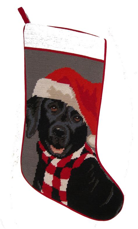 Personalized Dog Breed Christmas Stocking Needlepoint