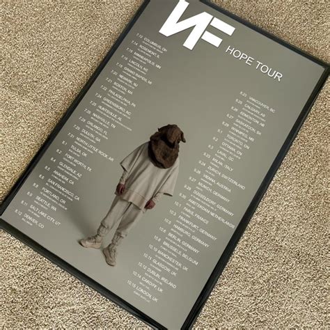 NF HOPE TOUR 2023 Poster - Etsy