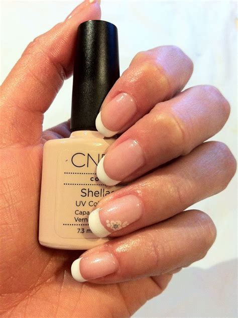 Brush up and Polish up!: CND Shellac Nail Art - French, French & more ...