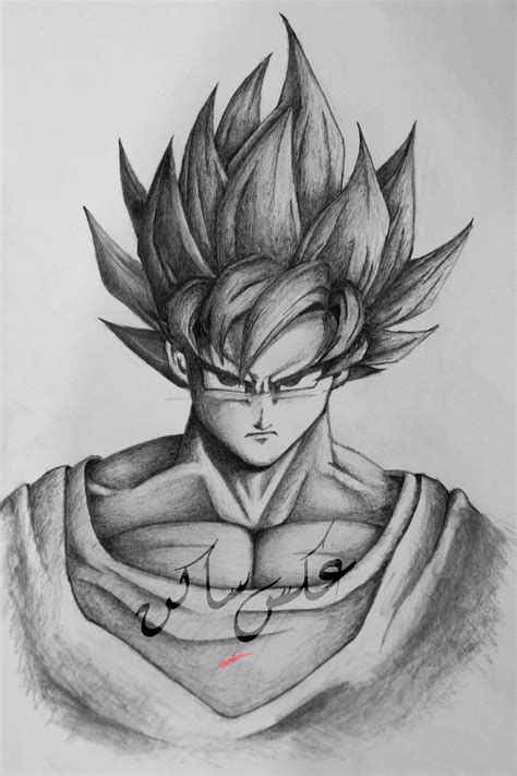 Goku Drawing by AdNoctvm87 on DeviantArt