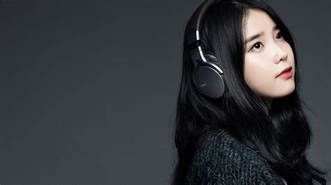 Black Sony headphones, K-pop, IU HD wallpaper | Wallpaper Flare