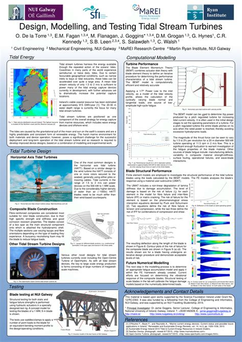 (PDF) Design, Modelling, and Testing Tidal Stream Turbines.