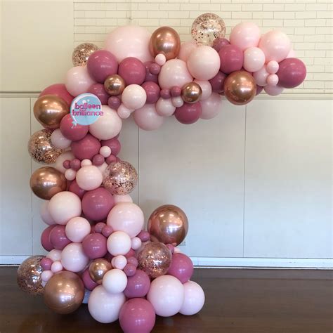 Balloon Arches - Balloon Brilliance | Pink balloons, Balloon garland ...