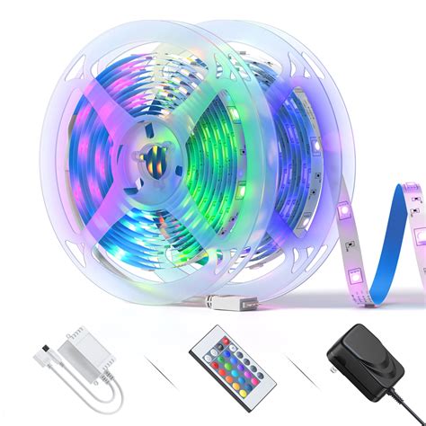 5m LED strip light , remote control RGB light strip - Walmart.com