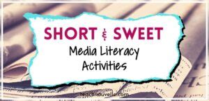 3 Quick Media Literacy Activities for Secondary ELA - Nouvelle ELA ...