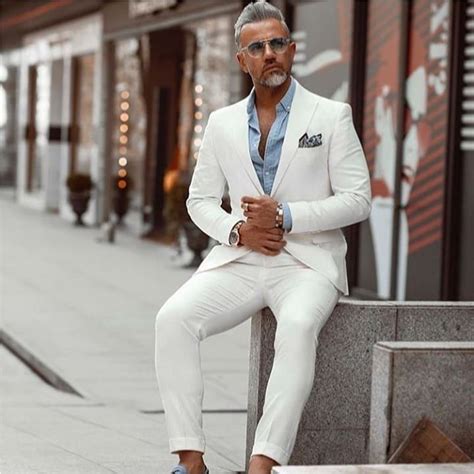 Men White Suit