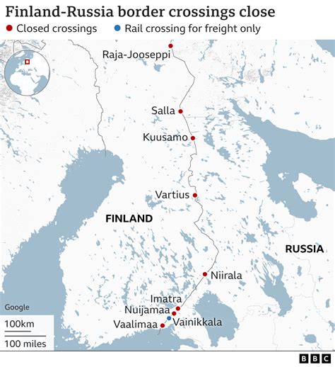 Finland to close border with Russia over migrant crossings - BBC News