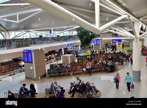 Inside Bristol Airport departure lounge Stock Photo - Alamy