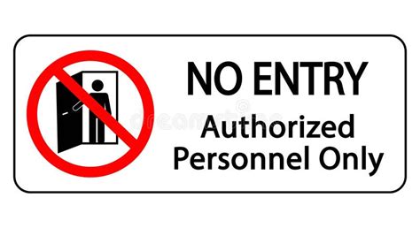 Authorized Personnel Only Clipart Free