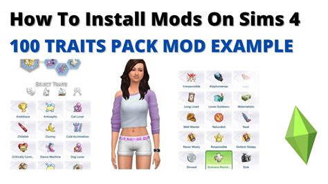 How To Install 100 Base Game Traits Pack Mod For The Sims 4 | 2022 ...