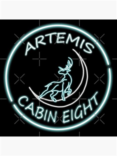 "Artemis Cabin Neon" Poster by Emma1706 | Redbubble