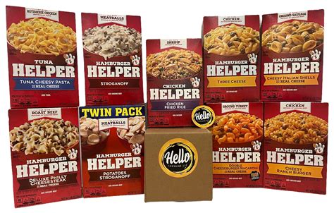 Buy Hamburger Helper Variety Pack of 9- One Box Each of Stroganoff ...