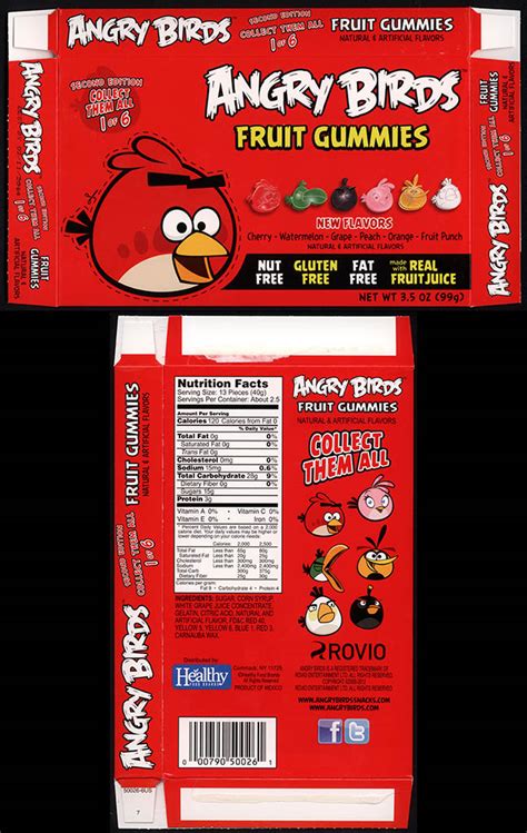 Angry Birds Fruit Gummies – Second Edition! | CollectingCandy.com