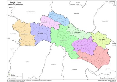 Map of Sindhuli District of Nepal – Nepal Archives