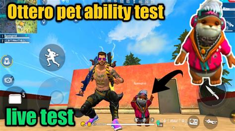 Free fire Ottero pet ability test | new pet ottero skil and ability ...