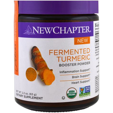 New Chapter Organic Turmeric Powder - Fermented Turmeric Booster Powder ...