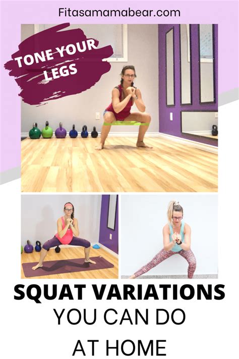 10 Squat Variations At Home For Awesome Results