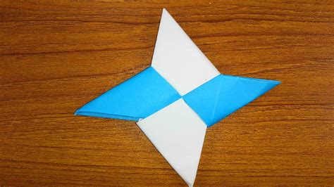 How To Make an Easy Paper Ninja Star Easy - Classic Origami - YouTube