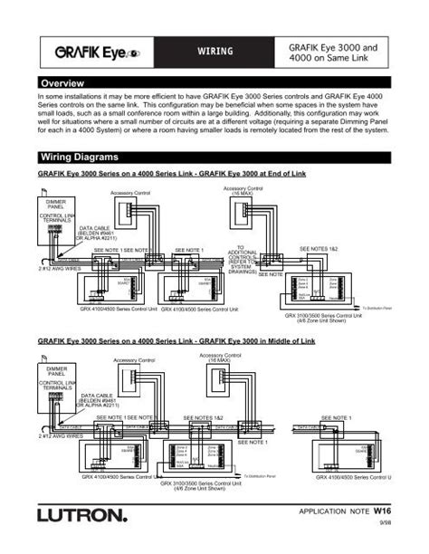 Lutron Grafik Eye 4000 Wiring Diagram - Wiring Diagram and Schematic Role